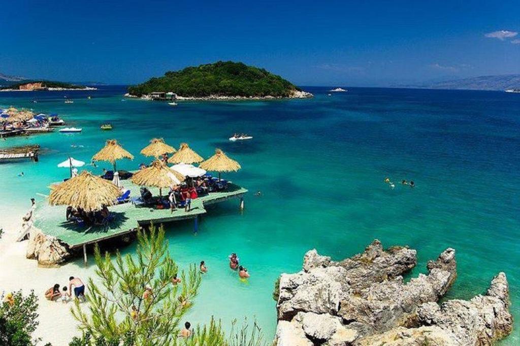 Hotel Moscopole Ksamil Exterior foto